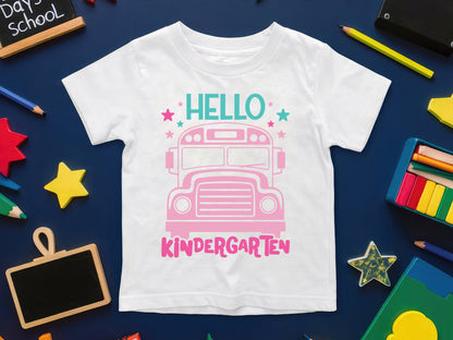 Hello Kindergarten, Back to School SVG
