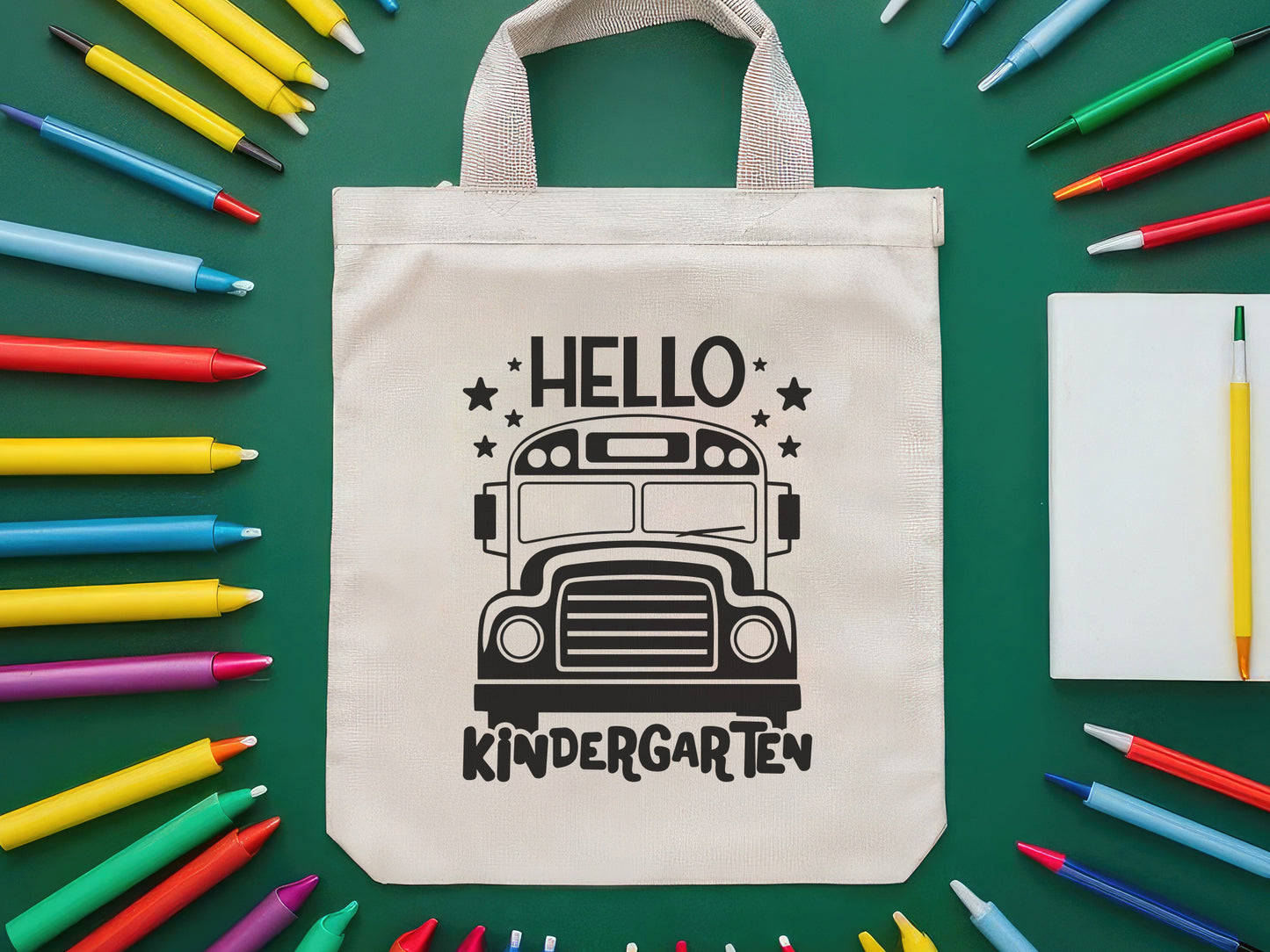 Hello Kindergarten, Back to School SVG