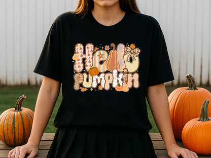 Hello Pumpkin, Coquette Fall PNG Sublimation