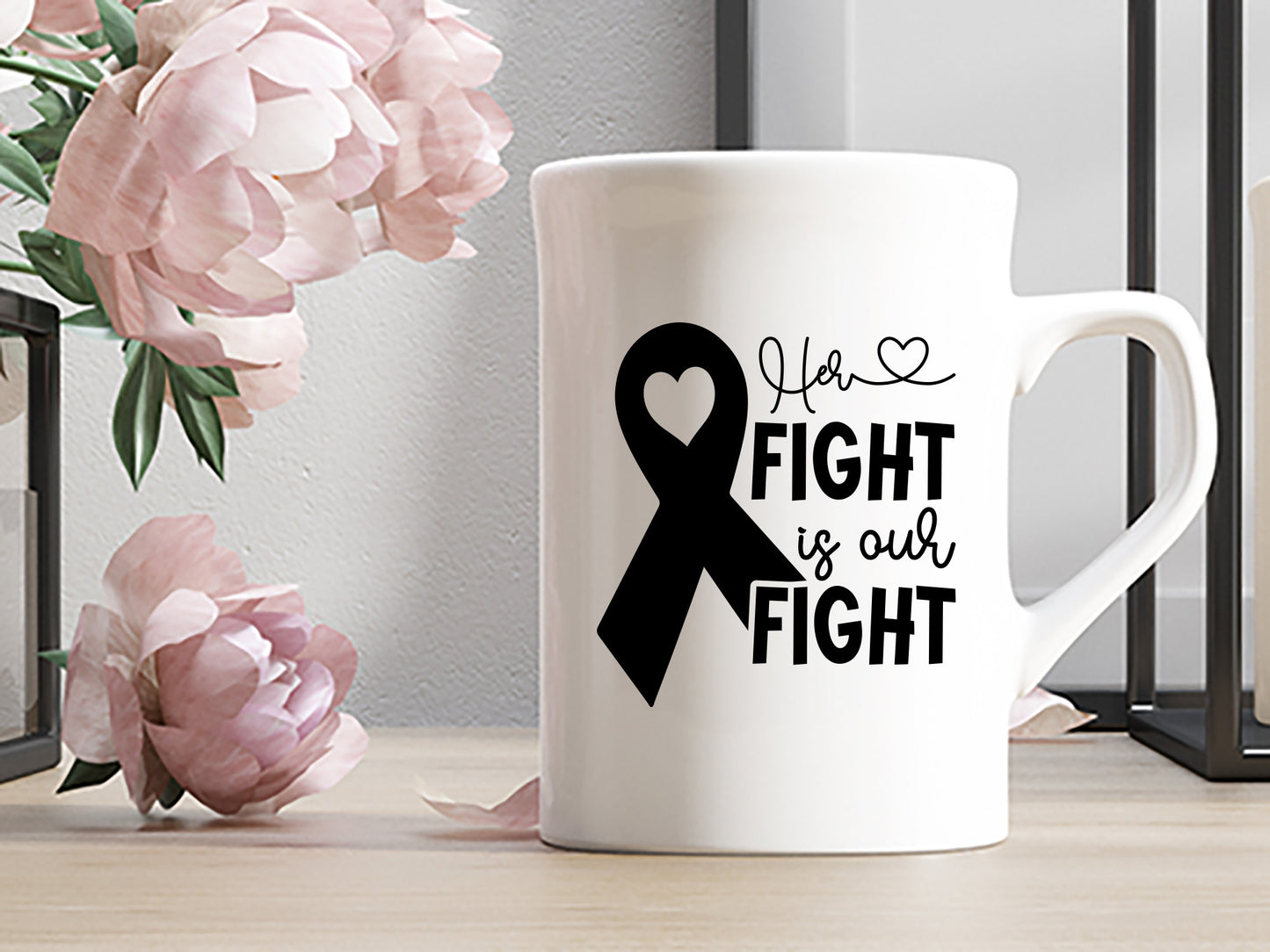 Her Fight is Our Fight - Breast Cancer Awareness SVG