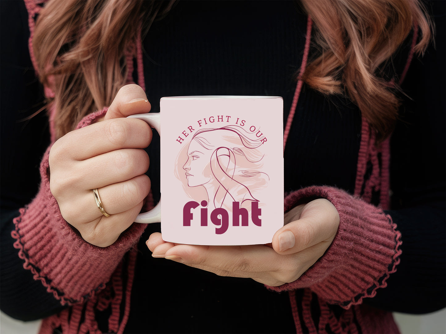 Her Fight is Our Fight - Breast Cancer Sublimation