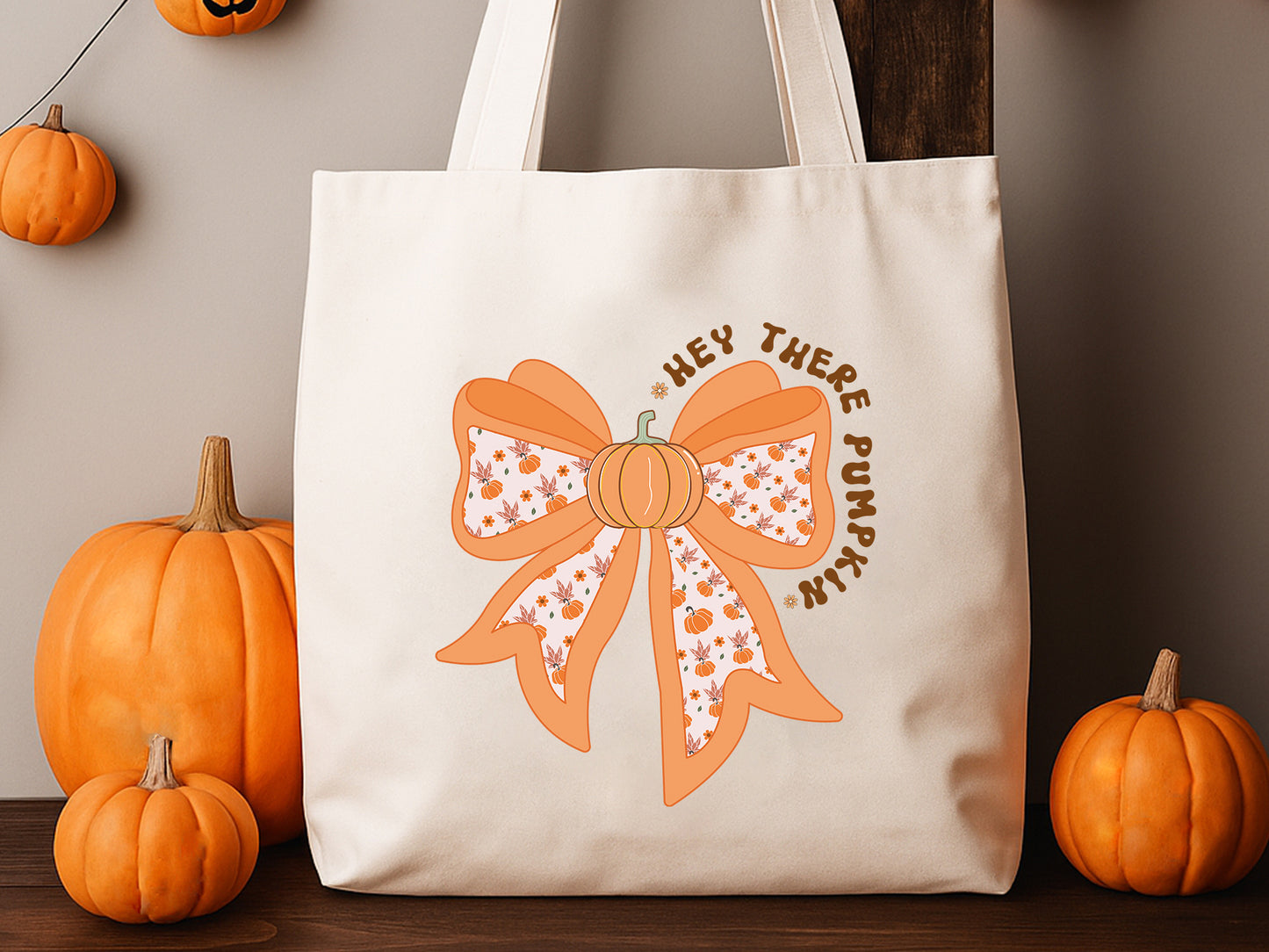 Hey There Pumpkin, Coquette Bow Fall Sublimation