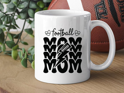 High-Quality Football Mom Retro SVG