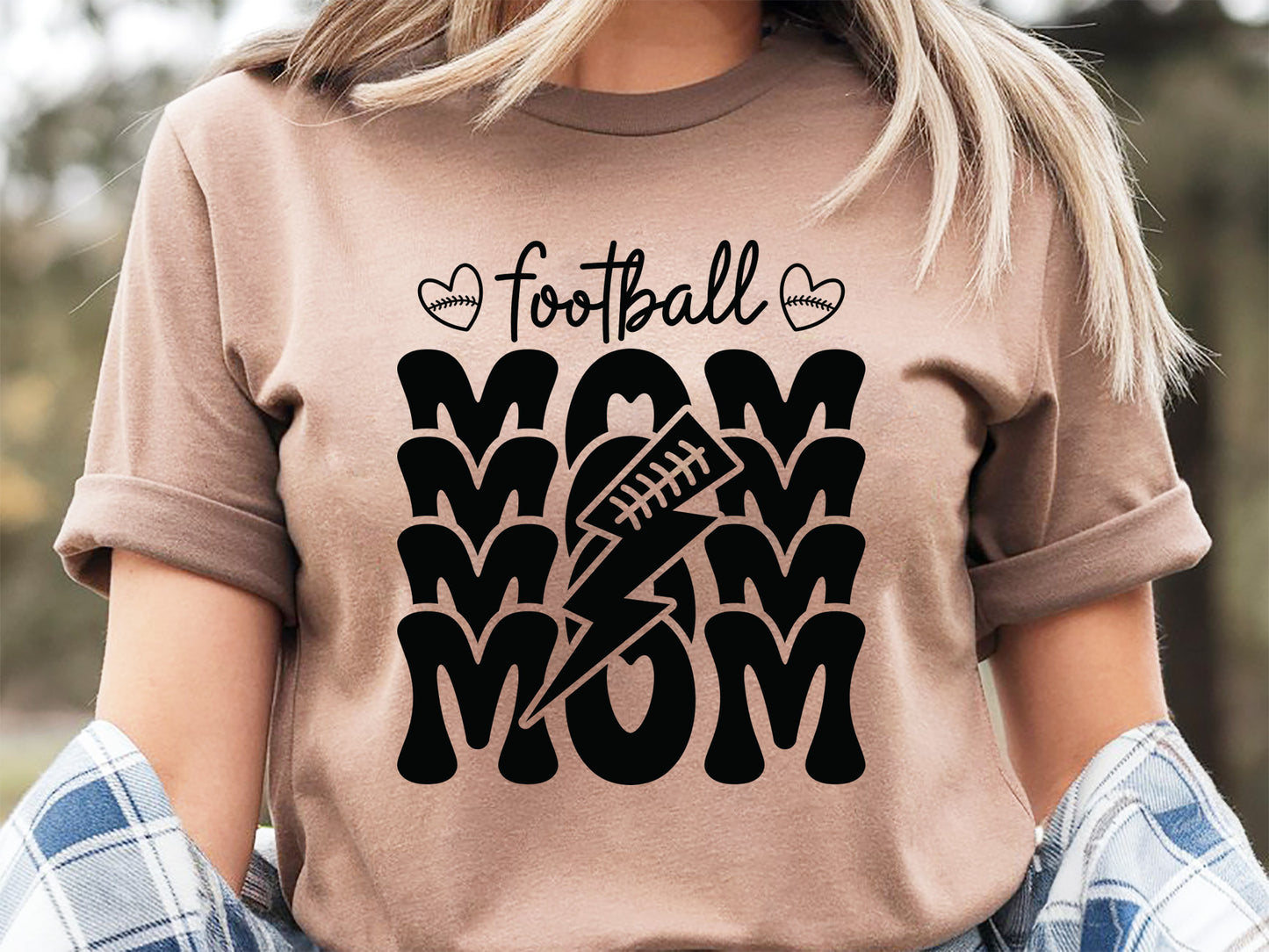 High-Quality Football Mom Retro SVG