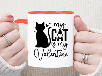 High-Quality My Cat Is My Valentine SVG