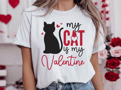 High-Quality My Cat Is My Valentine SVG