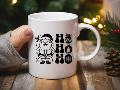 Ho Ho Ho - Retro Christmas SVG Design