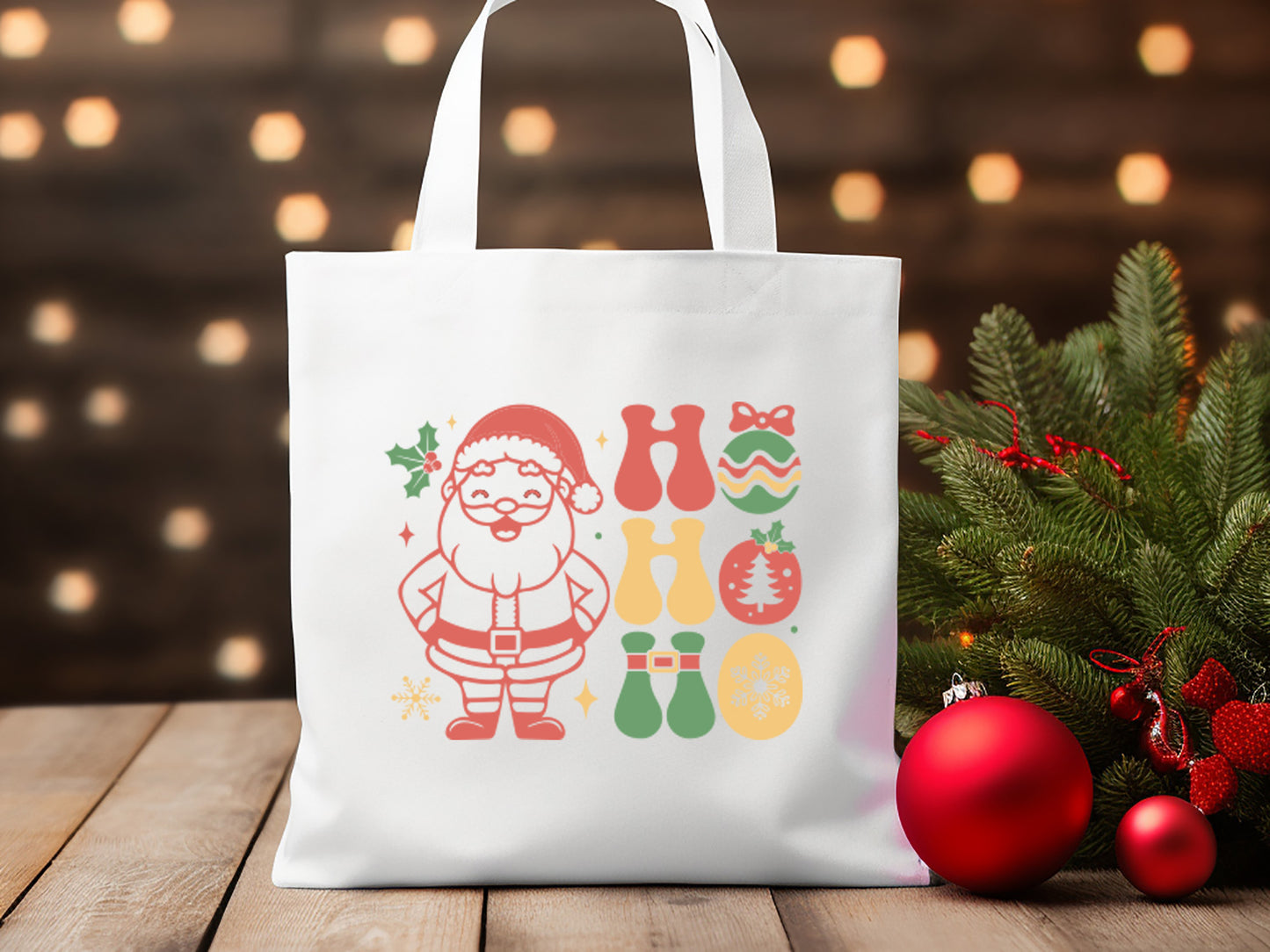 Ho Ho Ho - Retro Christmas SVG Design