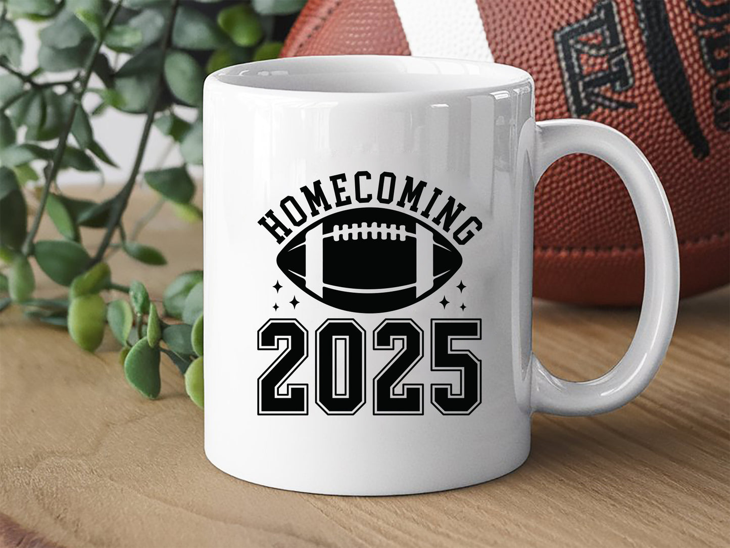 Homecoming 2025 - Retro Football SVG Design