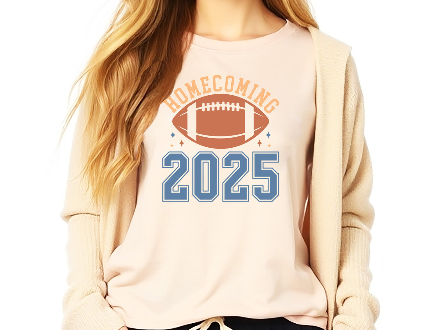 Homecoming 2025 - Retro Football SVG Design