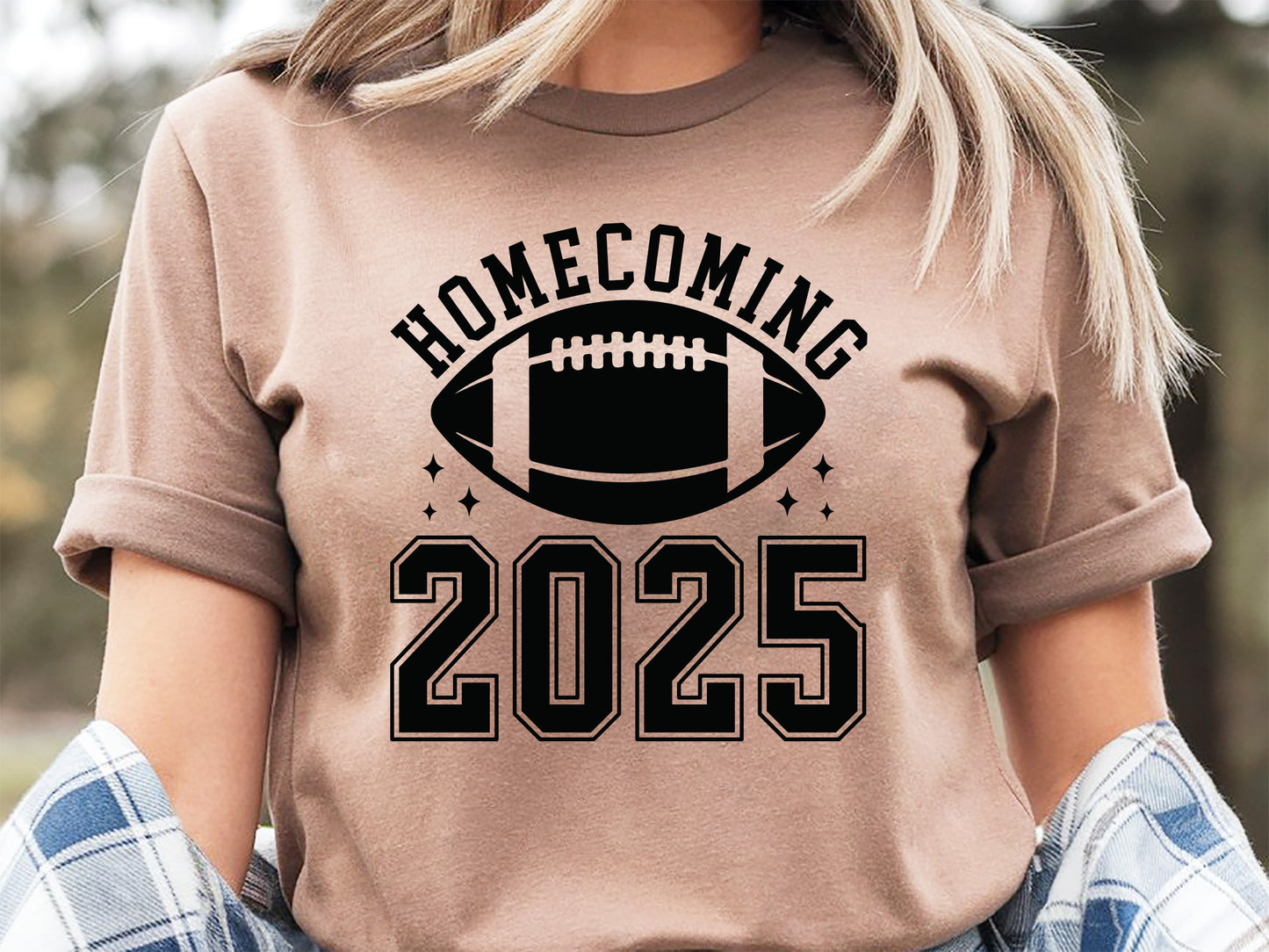 Homecoming 2025 - Retro Football SVG Design