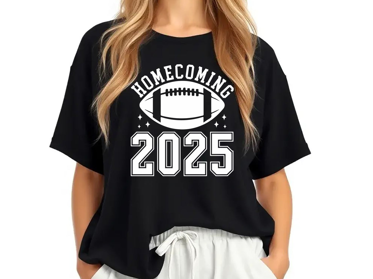 Homecoming 2025 - Retro Football SVG Design