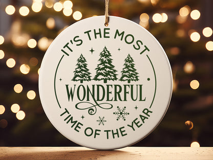 Wonderful Time of the Year - Funny Christmas Ornament SVG