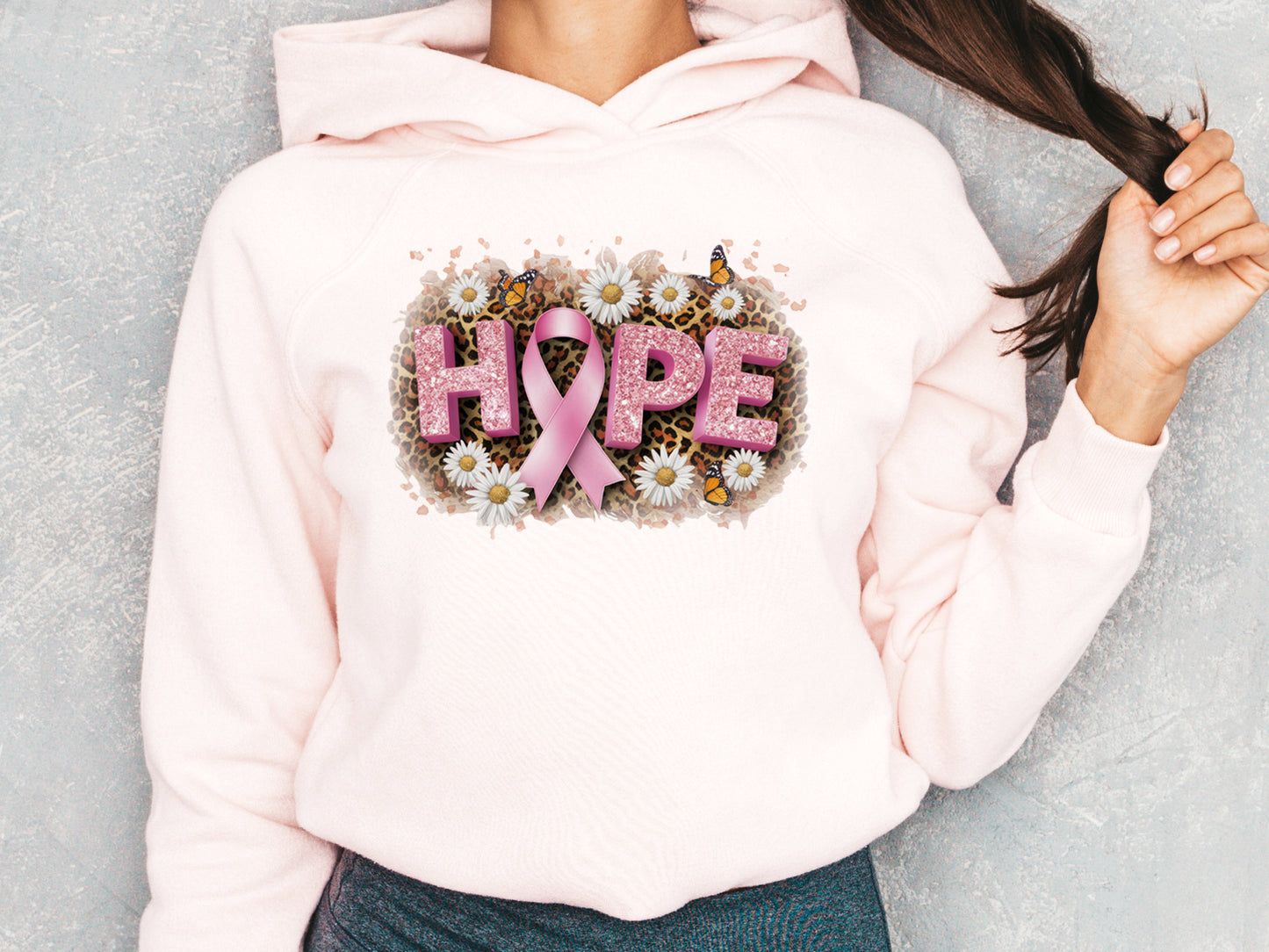 Hope - Breast Cancer PNG Sublimation Design