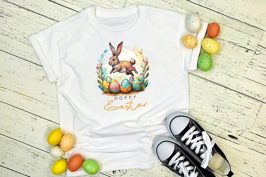 Hoppy Easter PNG Sublimation Design