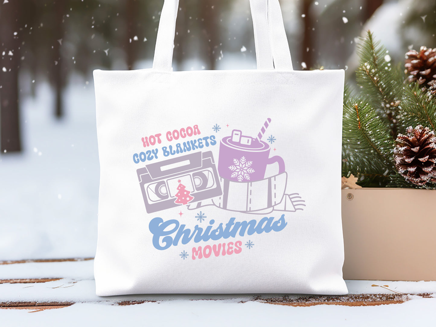 Hot Cocoa Cozy Blankets Christmas Movies - Winter SVG