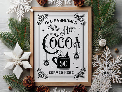 Hot Cocoa Sign Making SVG Bundle