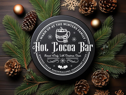 Hot Cocoa Sign Making SVG Bundle