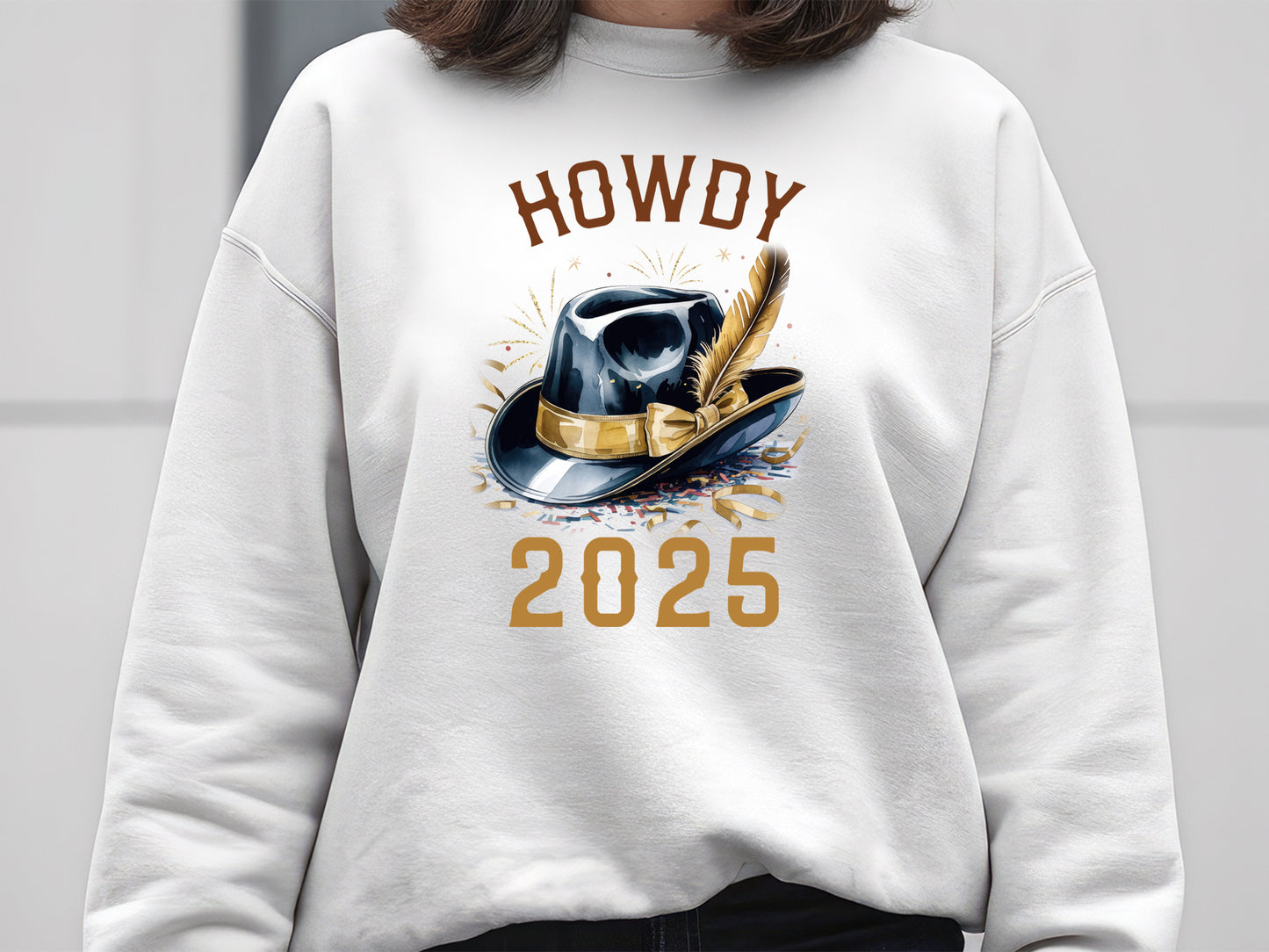 Howdy 2025 - New Year Sublimation Design PNG