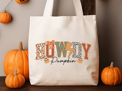 Howdy Pumpkin, Coquette Fall Quote Sublimation
