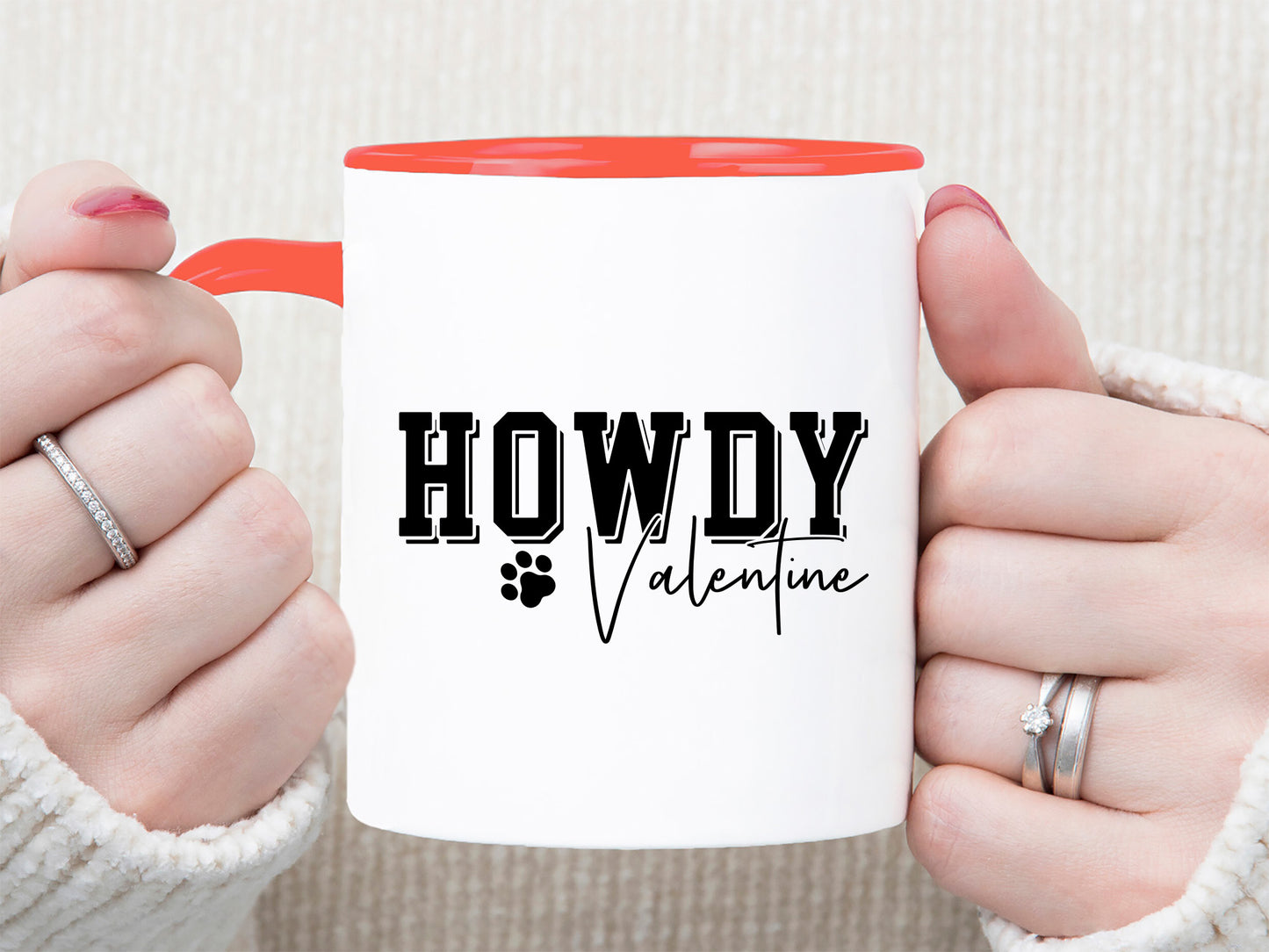 Howdy Valentine - Valentines Day Cat SVG File