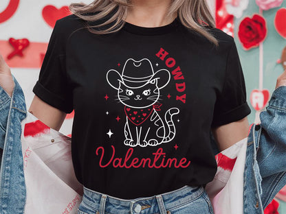 Howdy Valentine Cat SVG for Cricut and Silhouette