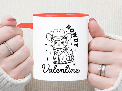 Howdy Valentine Cat SVG for Cricut and Silhouette