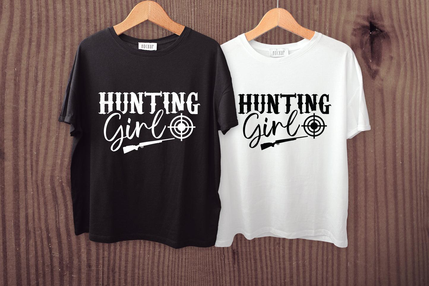 Hunting Girl SVG Cut File