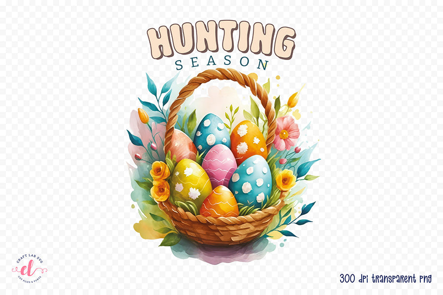 Hunting Season | Easter PNG Sublimation