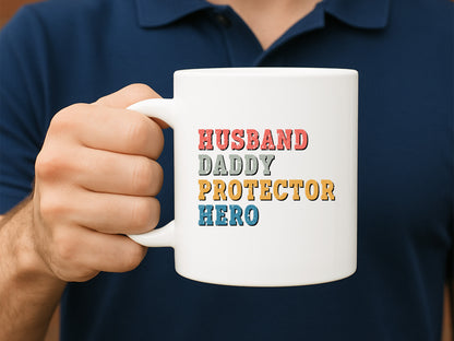 Husband Daddy Protector Hero PNG Sublimation