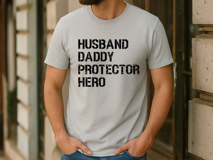 Husband Daddy Protector Hero, Fathers Day SVG Design