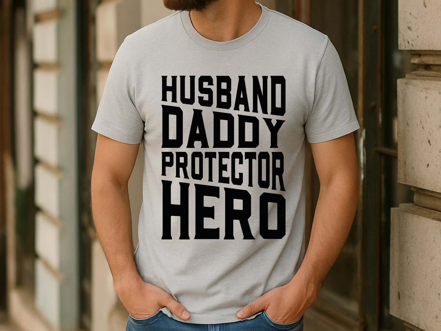 Husband Daddy Protector Hero, Fathers Day SVG