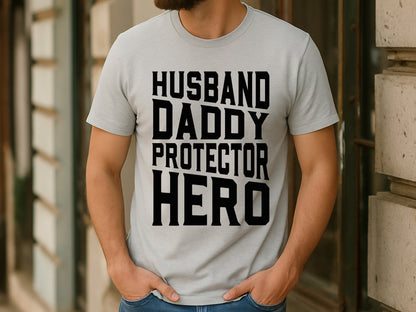 Husband Daddy Protector Hero, Fathers Day SVG