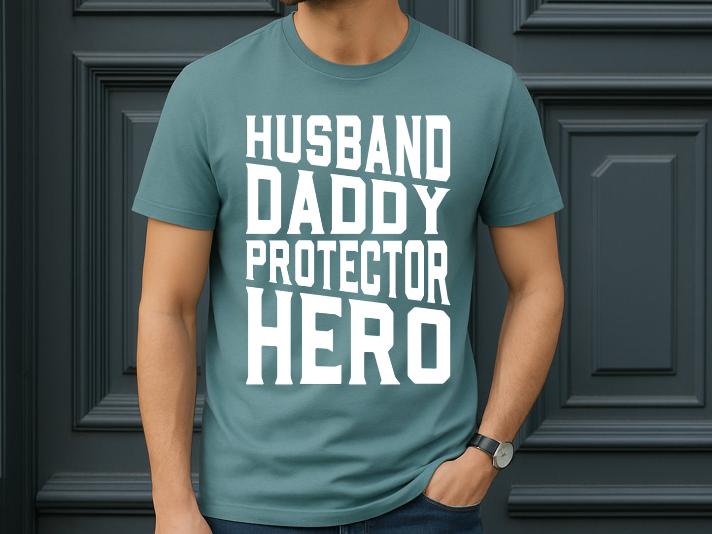 Husband Daddy Protector Hero, Fathers Day SVG