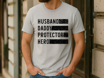 Husband Daddy Protector Hero, Free Fathers Day SVG