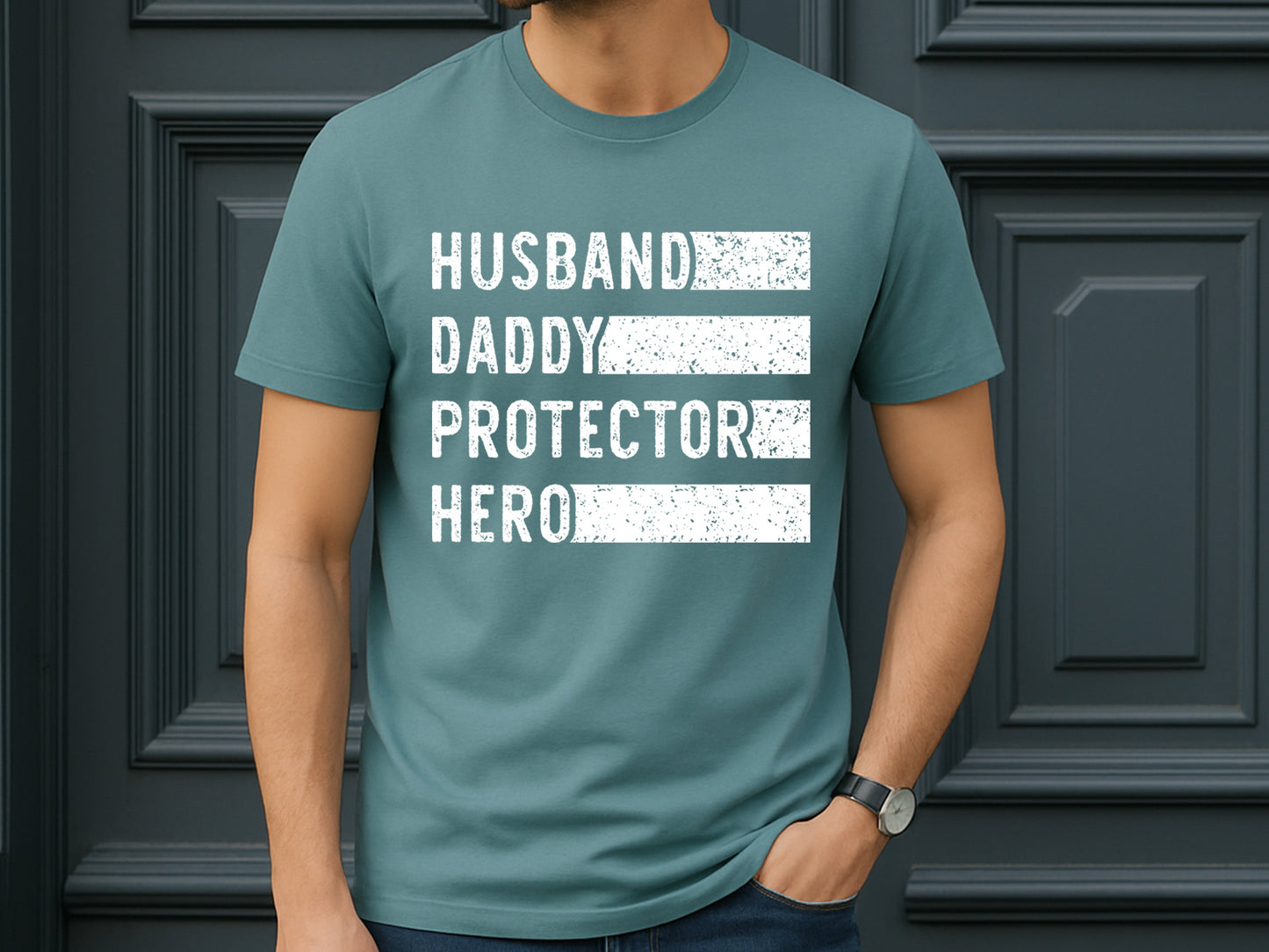 Husband Daddy Protector Hero, Free Fathers Day SVG