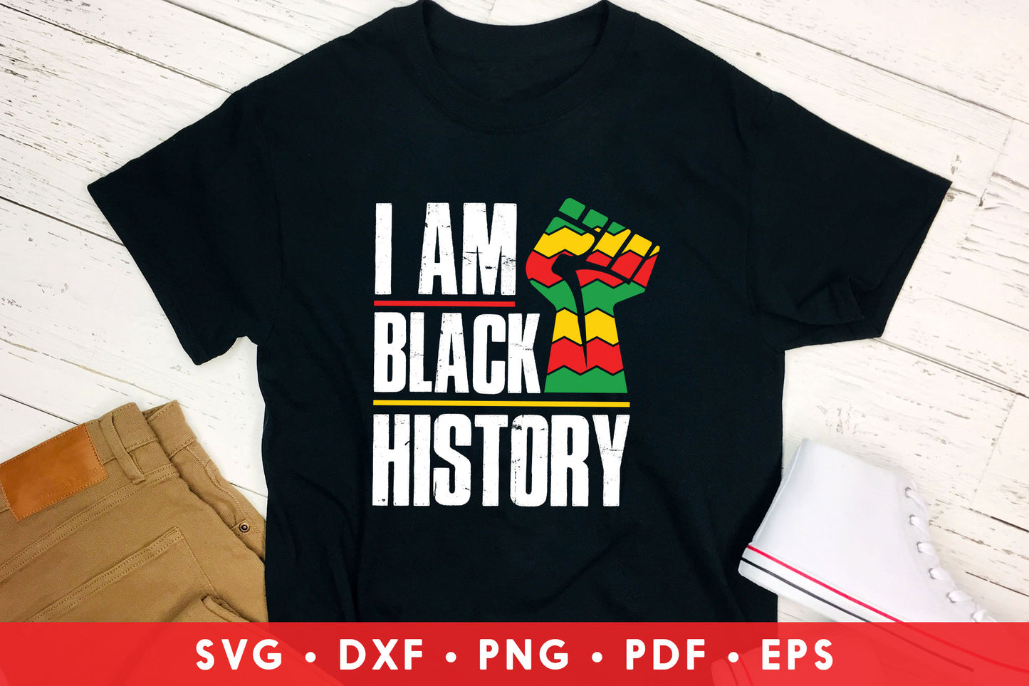 I Am Black History - Juneteenth Quote SVG