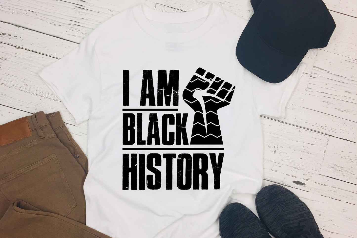 I Am Black History - Juneteenth Quote SVG