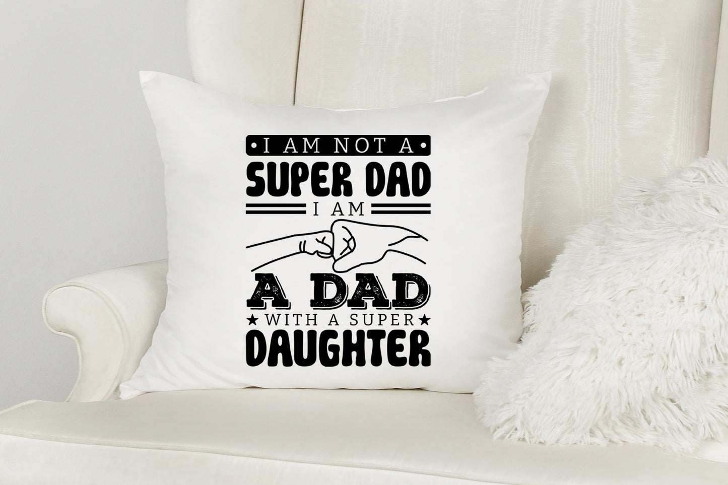 I Am Not A Super Dad, Father's Day Fist Bump SVG