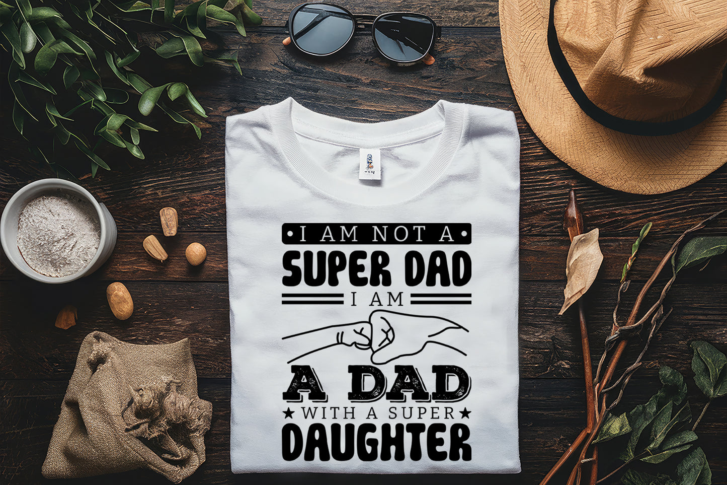 I Am Not A Super Dad, Father's Day Fist Bump SVG