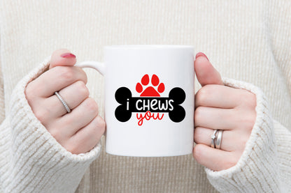 I Chews You - Dog Valentine SVG File