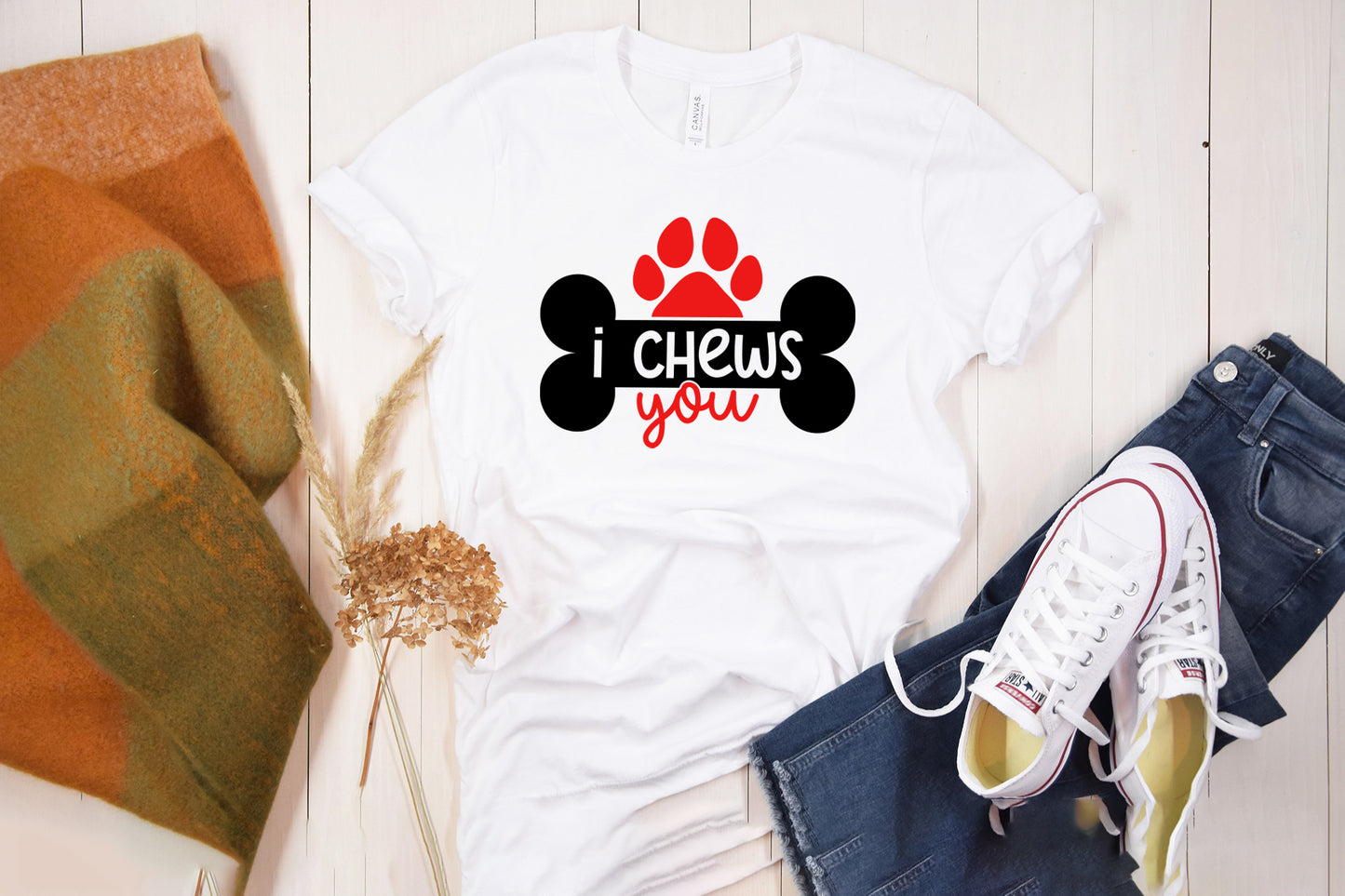 I Chews You - Dog Valentine SVG File