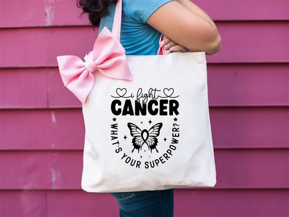 I Fight Cancer What's Your Superpower - Breast Cancer SVG