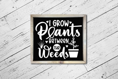 I Grow Plants Between the Weeds, SVG Gardening