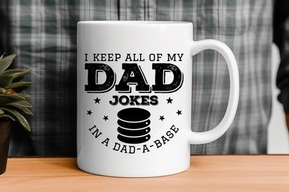 I Keep All of My Dad Jokes, Funny Fathers Day SVG