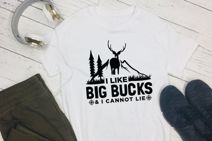 I Like Big Bucks And I Cannot Life, Hunting SVG