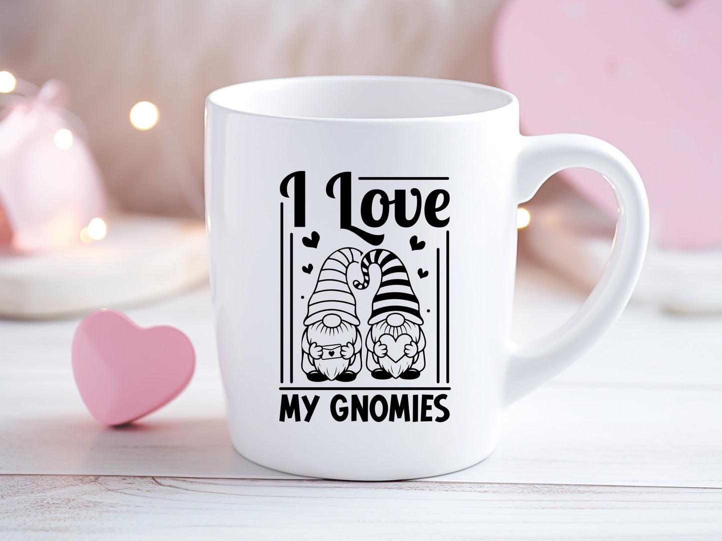 I Love My Gnomies - Valentine SVG Cut File