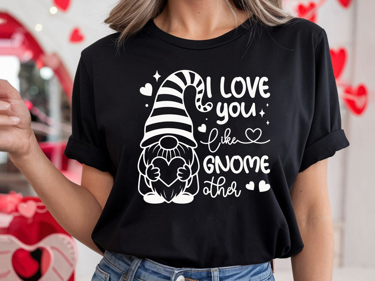 I Love You Like Gnome Other - Valentine SVG