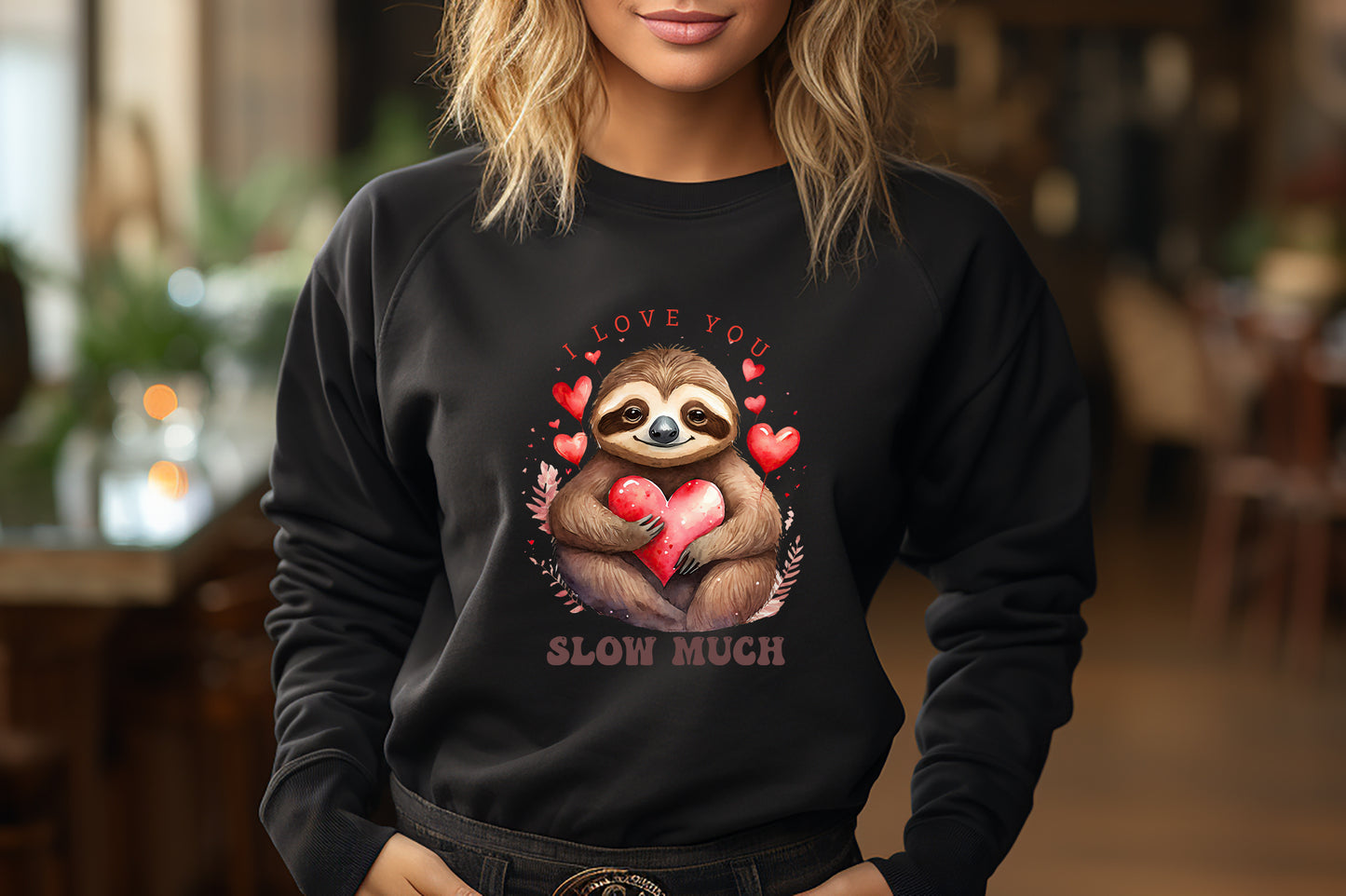 I Love You Slow Much - Valentines Sublimation PNG