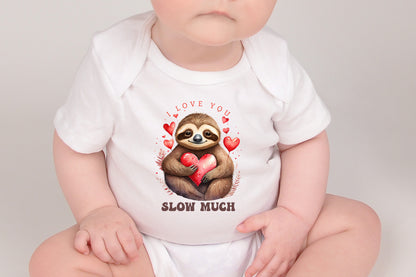 I Love You Slow Much - Valentines Sublimation PNG